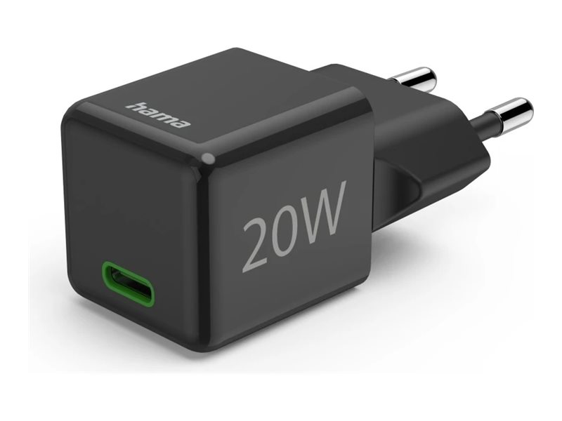 hama Ladeadapter schwarz, 20 Watt