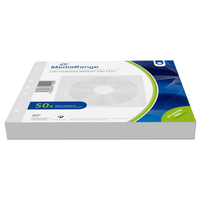 MediaRange 2er CD-/DVD-Huellen abheftbar weiss, 50 St. MediaRange 2er CD-/DVD-Huellen abheftbar weiss, 50 St.