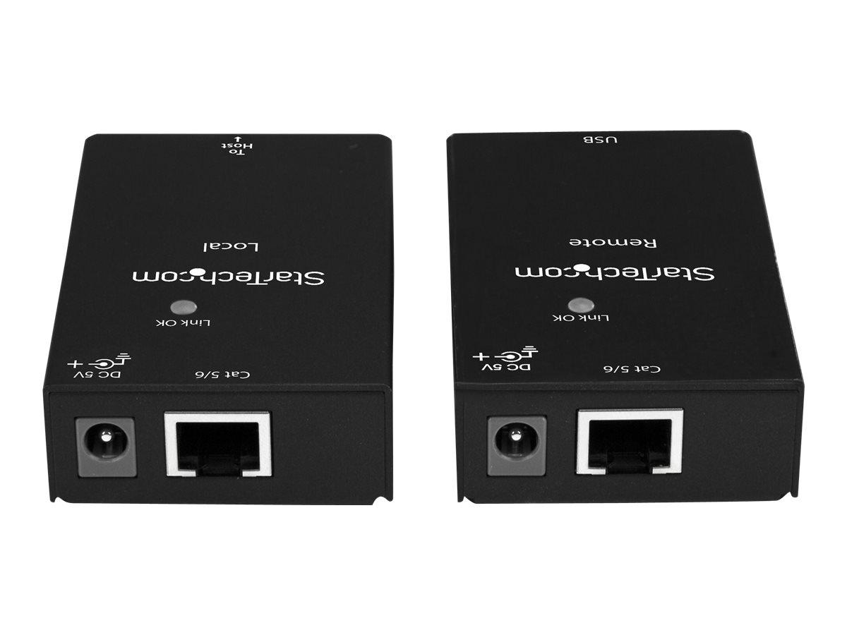 STARTECH.COM 1 Port USB 2.0 over Cat5 oder Cat6 Extender Kit - USB Extender - USB zu Ethernet Extender - 50m