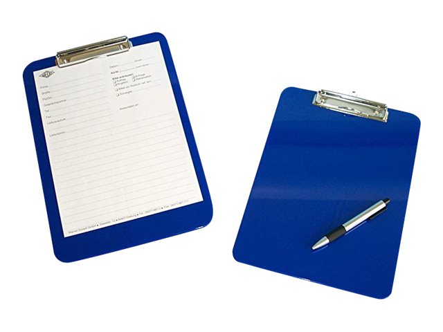 WEDO Klemmbrett 57603 DIN A4 blau Kunststoff WEDO Klemmbrett 57603 DIN A4 blau Kunststoff