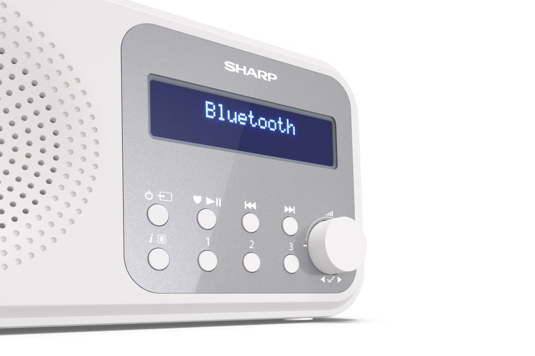 Sharp DRP420 DABBT Radio weiß