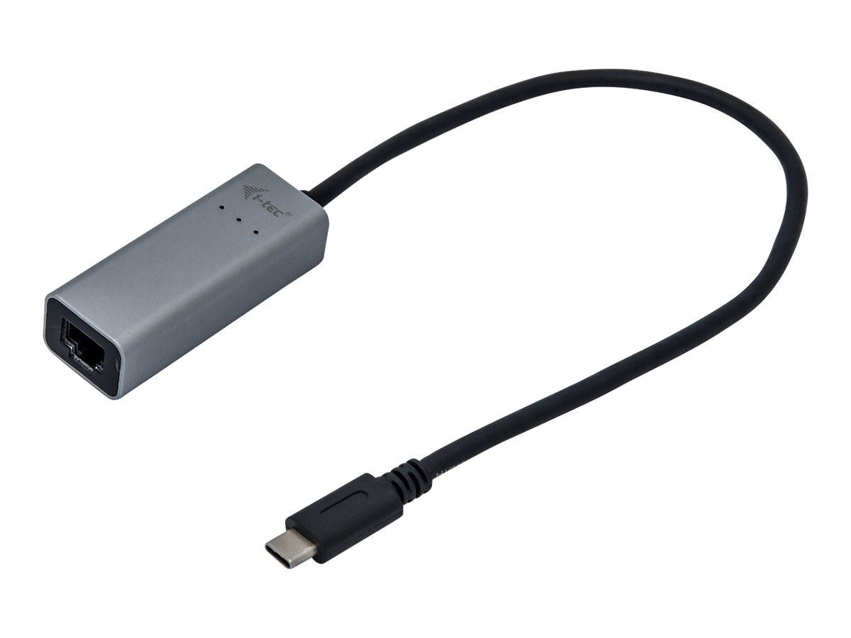 I-TEC USB-C Metal Gigabit Ethernet Adapter 1x USB-C auf RJ-45 LED-Anzeige kompatible mit Thunderbolt 3 I-TEC USB-C Metal Gigabit Ethernet Adapter 1x USB-C auf RJ-45 LED-Anzeige kompatible mit Thunderbolt 3