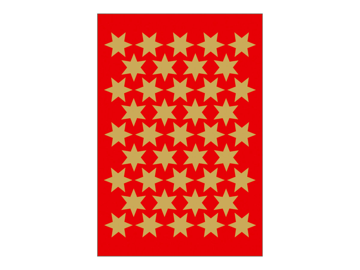 HERMA Aufkleber 3903 Sterne, gold, 123 Etiketten