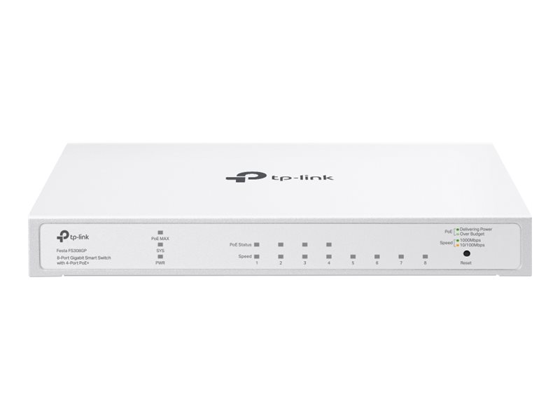 Festa FS308GP 8-Port Gigabit Smart Switch 4-Port PoE+ Festa FS308GP 8-Port Gigabit Smart Switch 4-Port PoE+