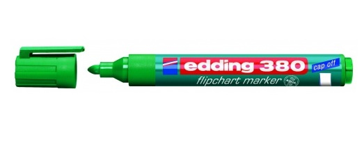 10 edding 380 Flipchart-Marker grÃ¼n 1,5 - 3,0 mm
