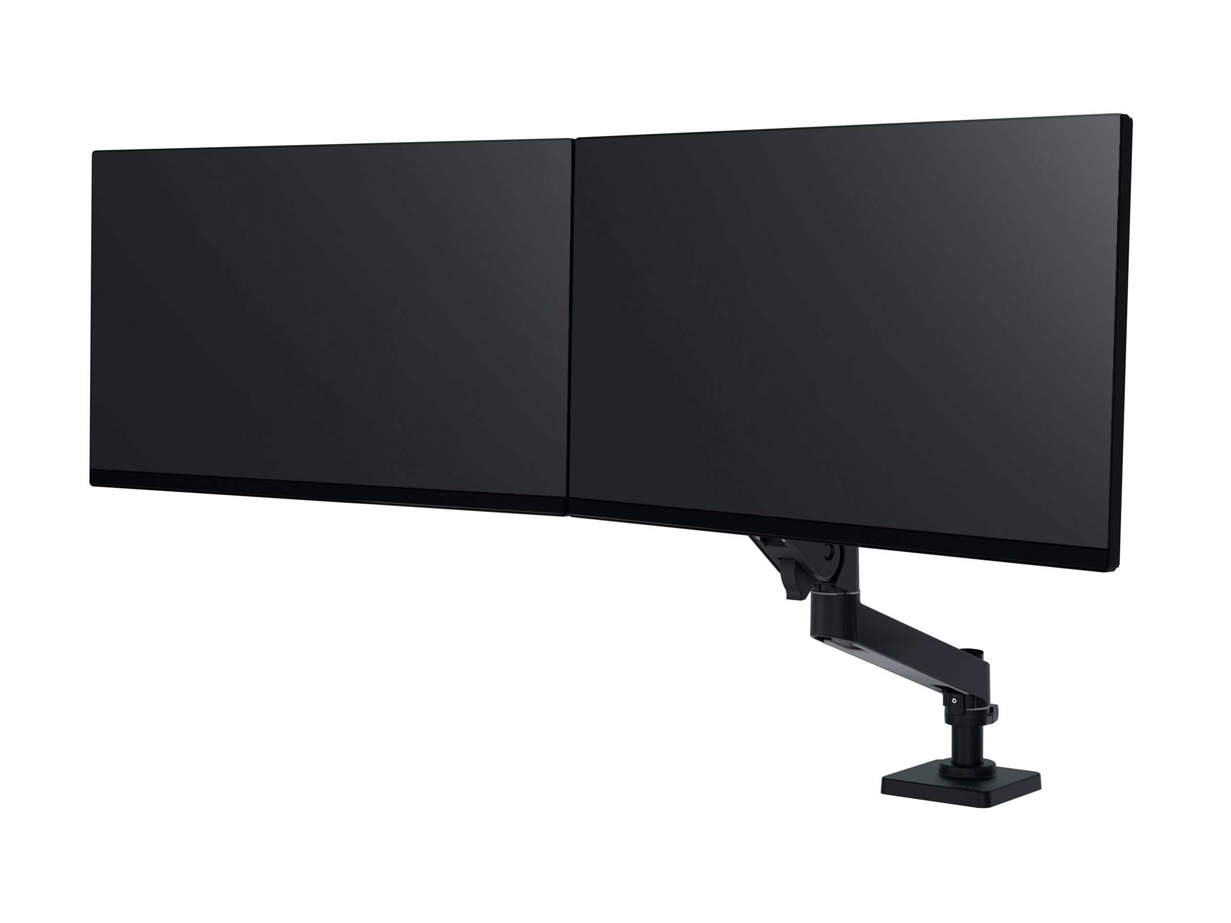 ERGOTRON LX Pro Dual Direct Monitor Arm, VESATischhalterung für 2 Monitore je bis zu 27, 4,3 kg, Constant Force Technologie, schw