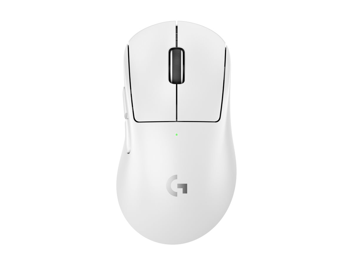 Logitech G PRO X SUPERLIGHT 2 DEX Maus ergonomisch kabellos 2.4 GHz weiß