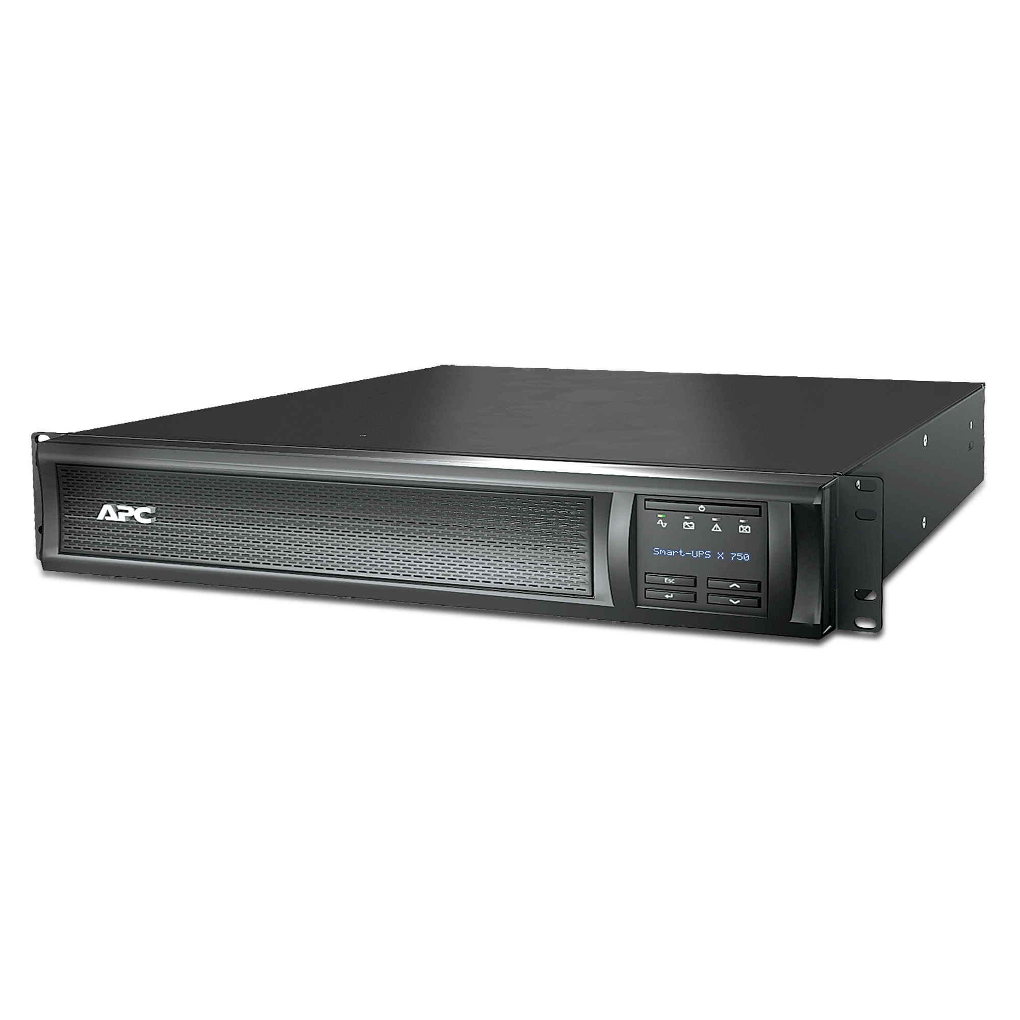 APC SmartUPS X 750VA TowerRack UPS rackmountable external AC 230V 600Watt 750VA RS232 USB output connectors 8 2U Black