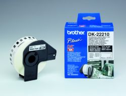 DK22210 BROTHER PT QL550 ETIKETTEN WEISS