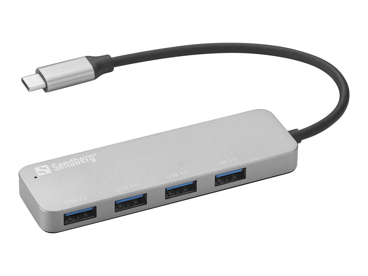 SANDBERG USB-C to 4 x USB 3.0 Hub SAVER SANDBERG USB-C to 4 x USB 3.0 Hub SAVER