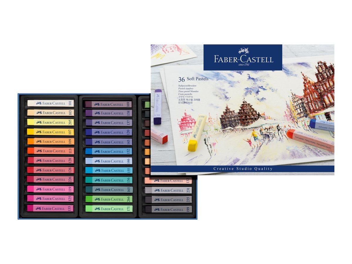 FABERCASTELL Creative Studio Pastellkreide farbsortiert 36 St
