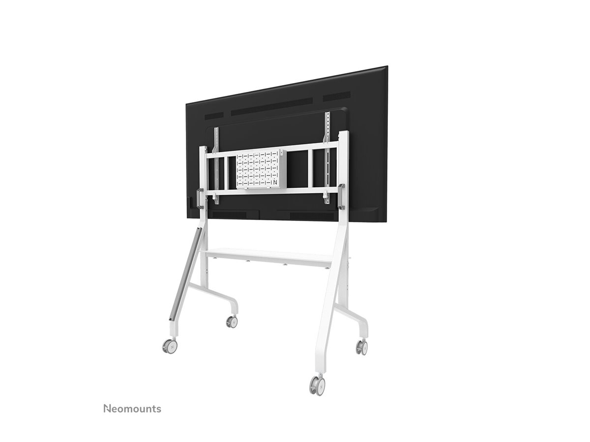 NEOMOUNTS Move Go XL Mobile Floor Stand fast install height adjustable white