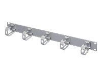 Rittal Rangierpanel 1HE RAL7035 mit 5 Bügeln Kunststoff 70x44mm