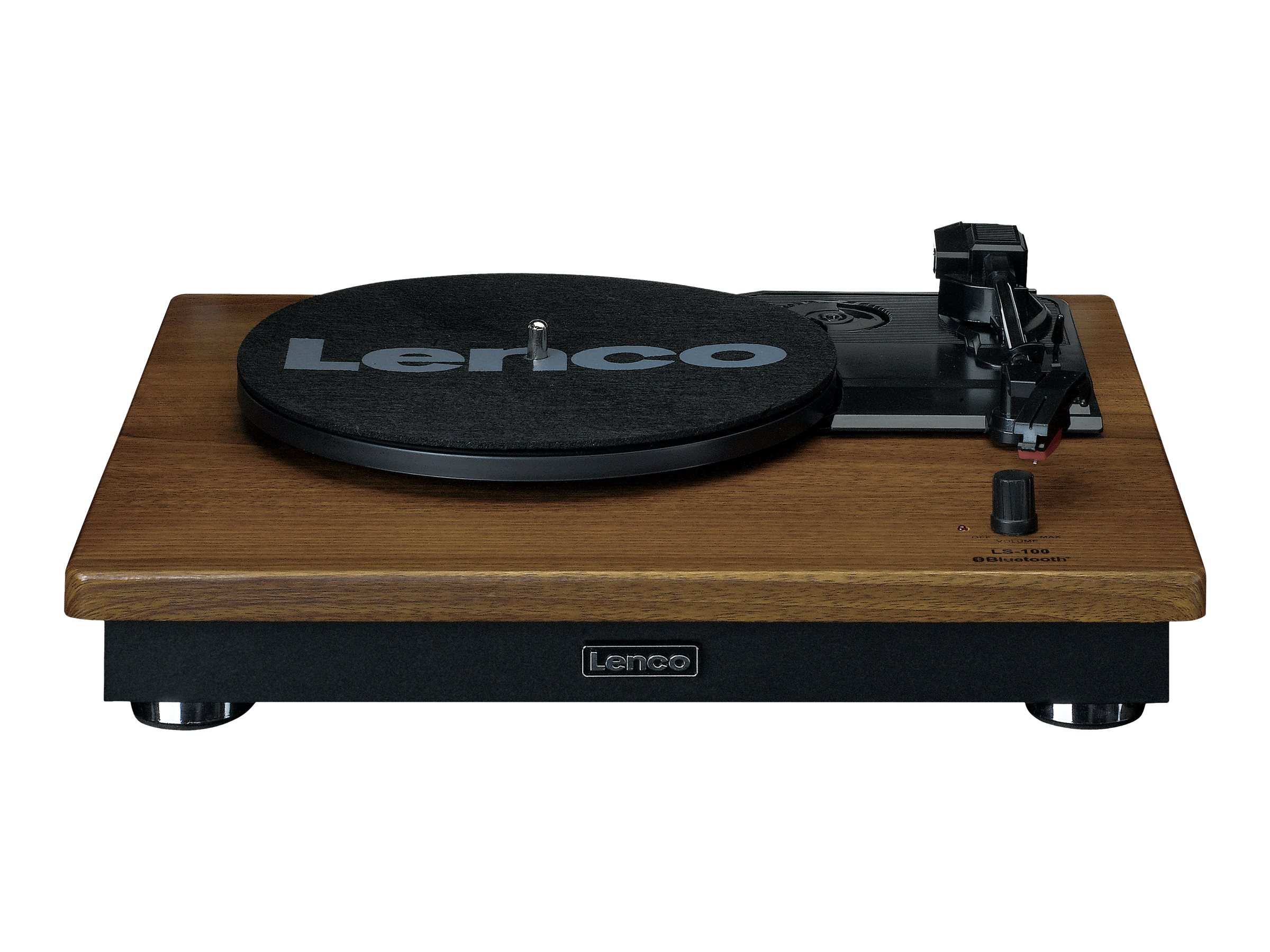 LENCO LS100WD Plattenspieler BT, 2 externe Lautsprecher