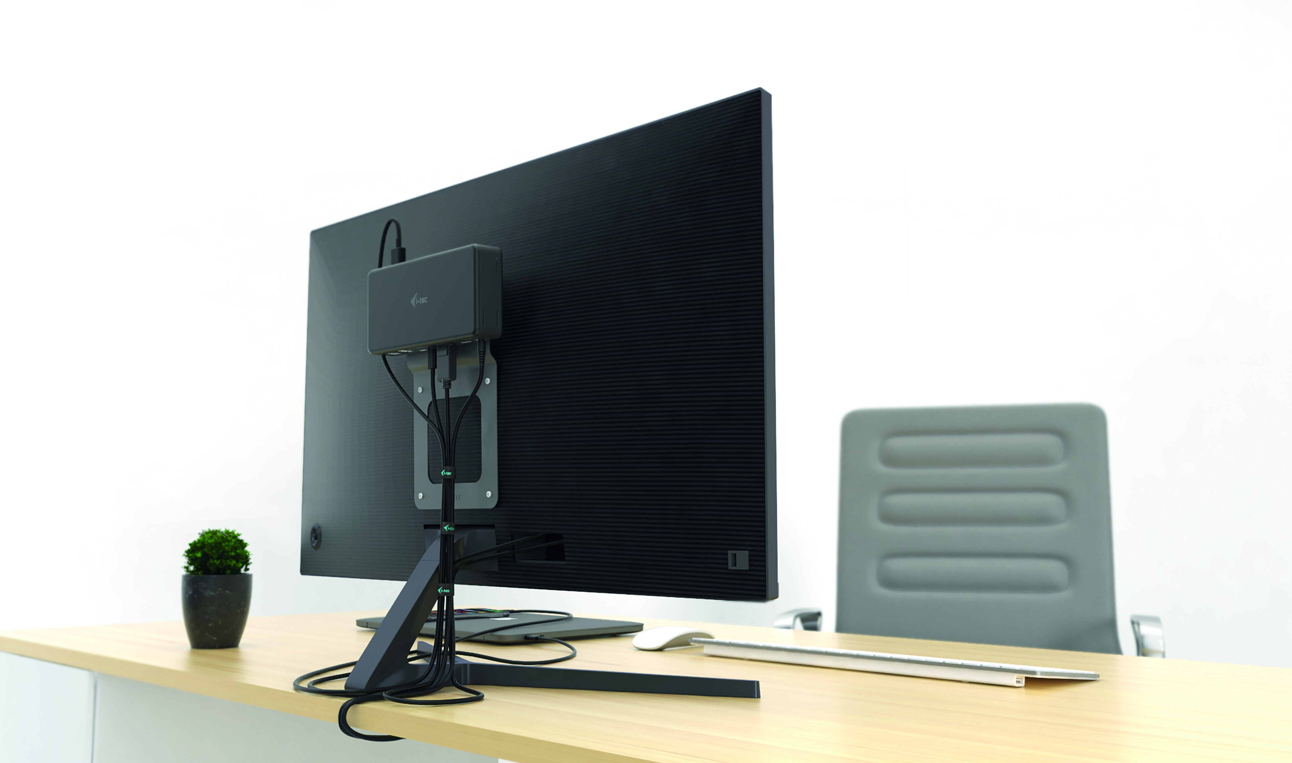 ITEC Dockingstation Halterung fuer Monitore mit VESAHalterungen