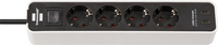 Brennenstuhl Ecolor Steckdosenleiste 4-fach mit Schalter & 2x USB-C 1,5m wei?/sc Brennenstuhl Ecolor Steckdosenleiste 4-fach mit Schalter & 2x USB-C 1,5m wei?/sc