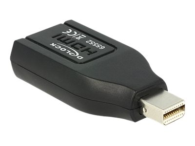 Delock Adapter mini DisplayPort St > HDMI Buchse black Delock Adapter mini DisplayPort St > HDMI Buchse black
