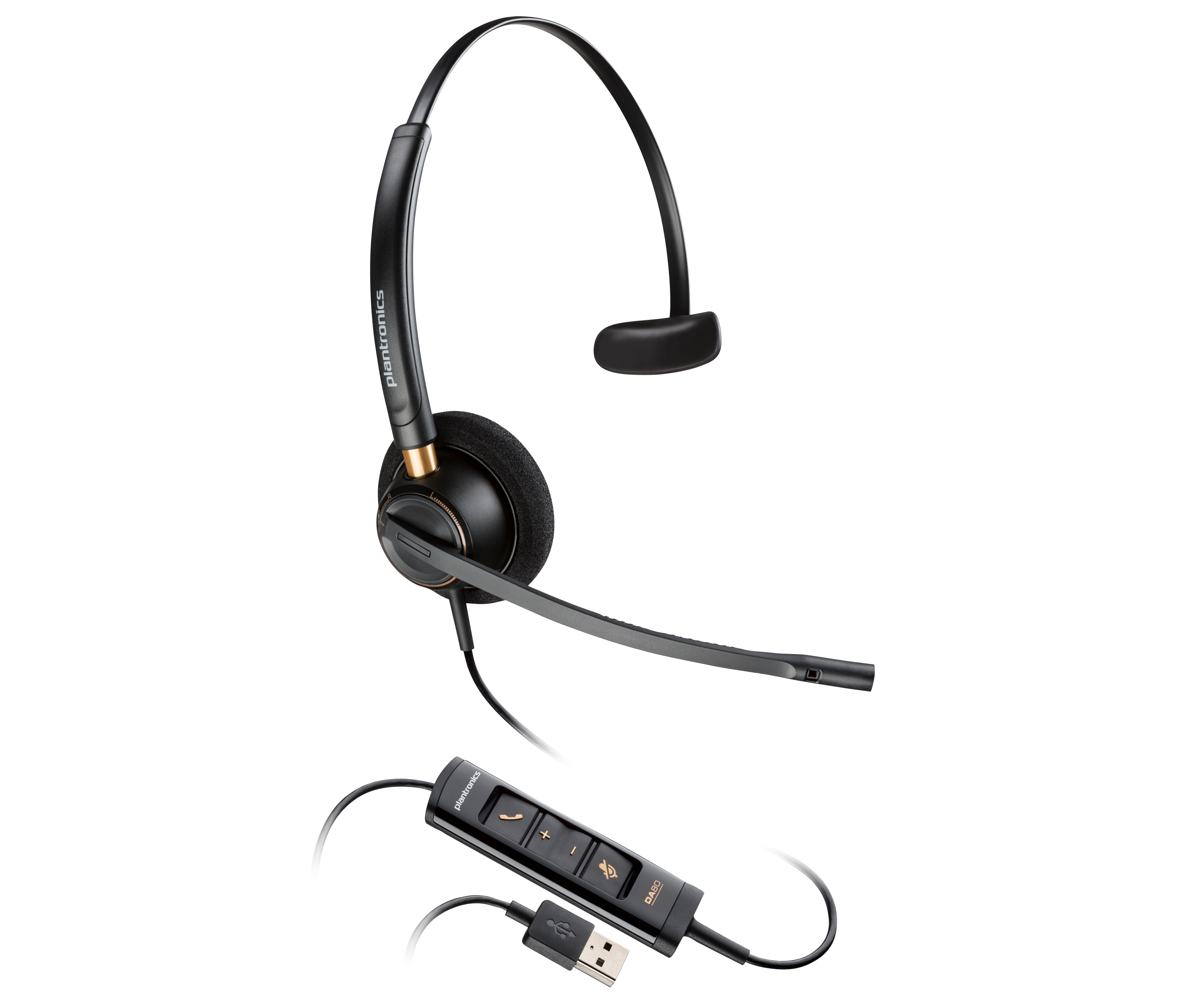 HP Poly EncorePro 515 Microsoft Teams Certified Monoaural with USBA Headset