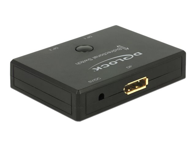 Delock Switch Displayport 2 - 1 bidirektional 4k 60 Hz