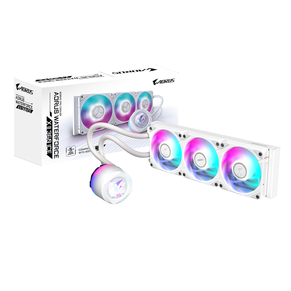 GIGABYTE AORUS WATERFORCEX II 360I AIO Liquid CPU Cooler