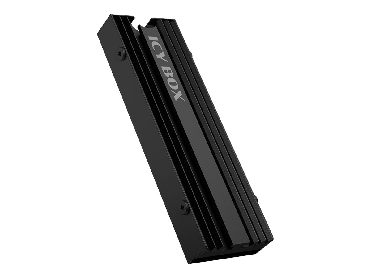 ICY BOX Alu IB-M2HS-PS5 M.2 SSD Kuehlkoerper für PlayStation 5 unterstuetzt M.2 SSD 22x80mm 3x Wärmeleitpad inklusive
