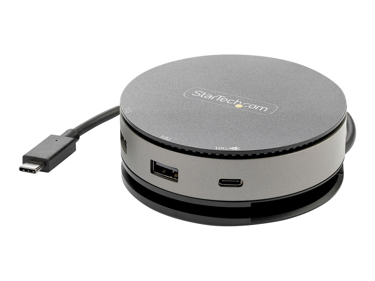STARTECH.COM USB-C Multiport Adapter - USB Type-C 10Gbps Mini Dock 4K 60Hz HDMI/DisplayPort/1080p VGA - 75W PD Passthrough STARTECH.COM USB-C Multiport Adapter - USB Type-C 10Gbps Mini Dock 4K 60Hz HDMI/DisplayPort/1080p VGA - 75W PD Passthrough