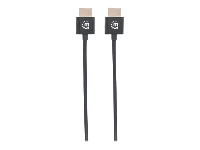 MANHATTAN High Speed HDMI Kabel 3m ultra duenn mit Ethernet-Kanal 4K UHD Aufloesung mit 60Hz 3D-Video MANHATTAN High Speed HDMI Kabel 3m ultra duenn mit Ethernet-Kanal 4K UHD Aufloesung mit 60Hz 3D-Video