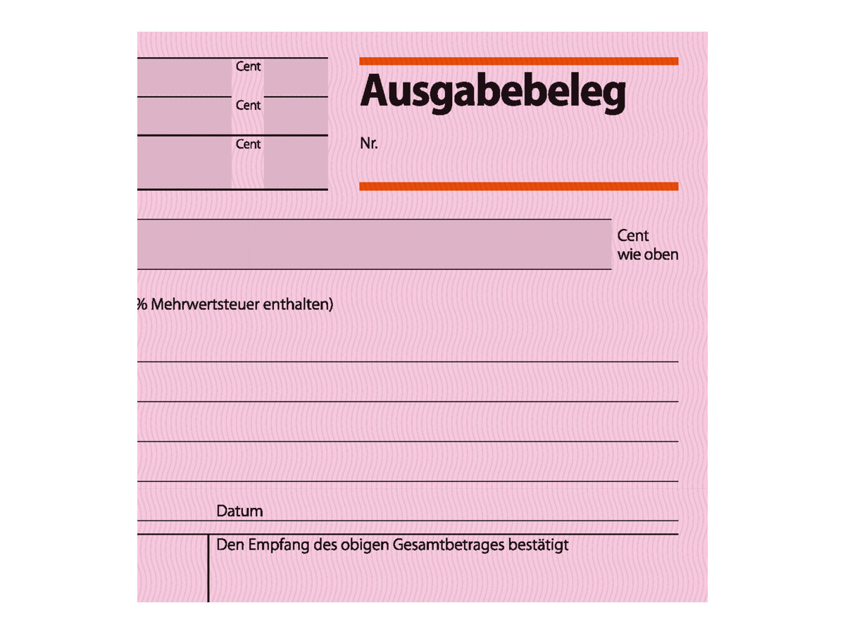 SIGEL Ausgabebeleg Formularbuch AG615, 1 St