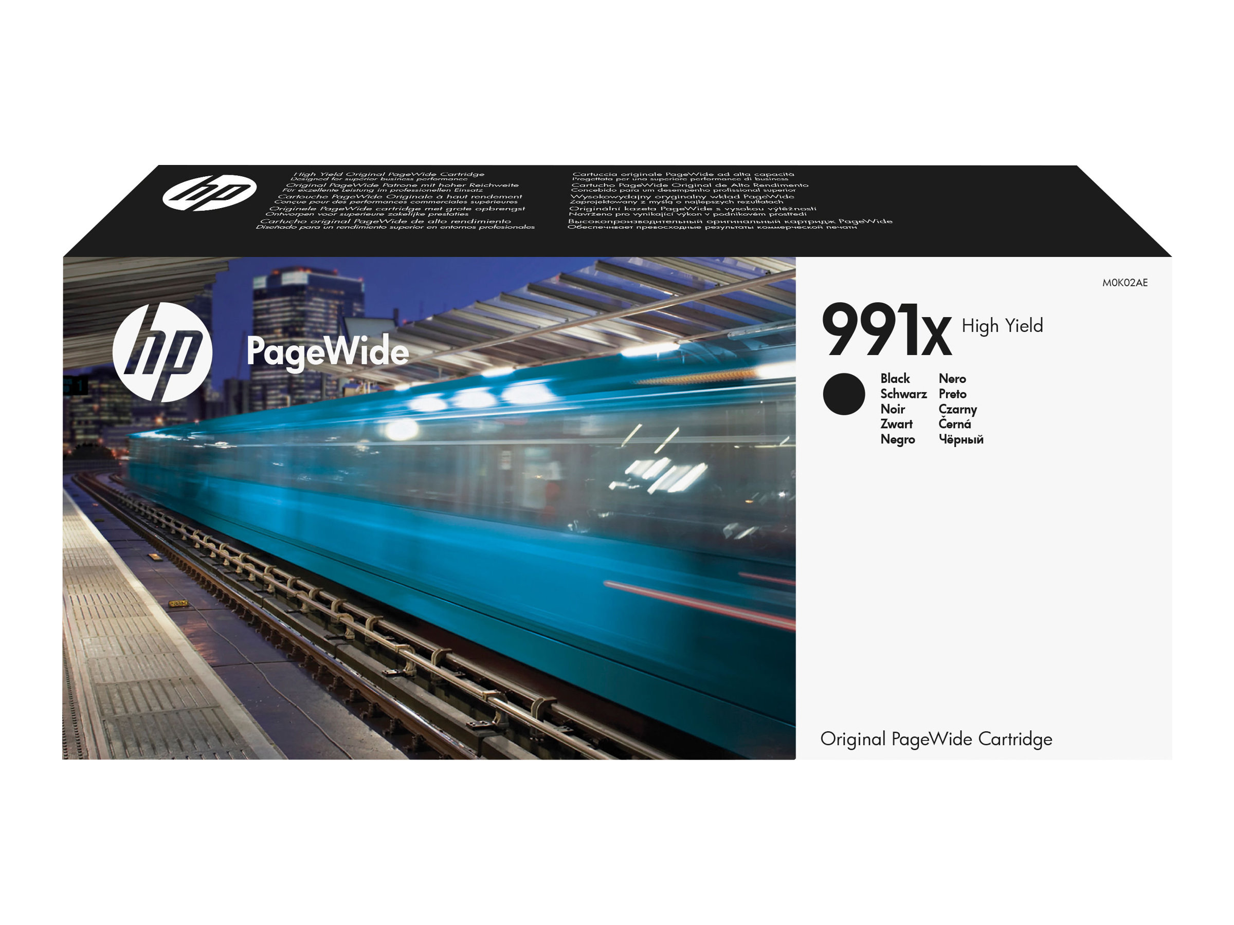 HP original PageWide 991X original Ink cartridge M0K02AE Black HP original PageWide 991X original Ink cartridge M0K02AE Black