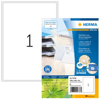 80 HERMA Etiketten weiss 199,6 x 289,1 mm 80 HERMA Etiketten weiss 199,6 x 289,1 mm