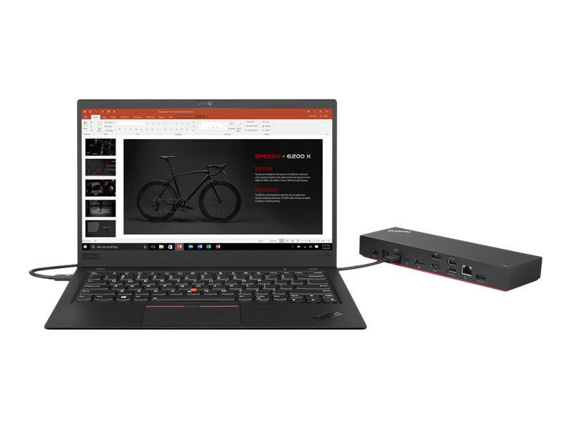 Lenovo ThinkPad Universal Thunderbolt 4 verkabelt Schwarz Lenovo ThinkPad Universal Thunderbolt 4 verkabelt Schwarz