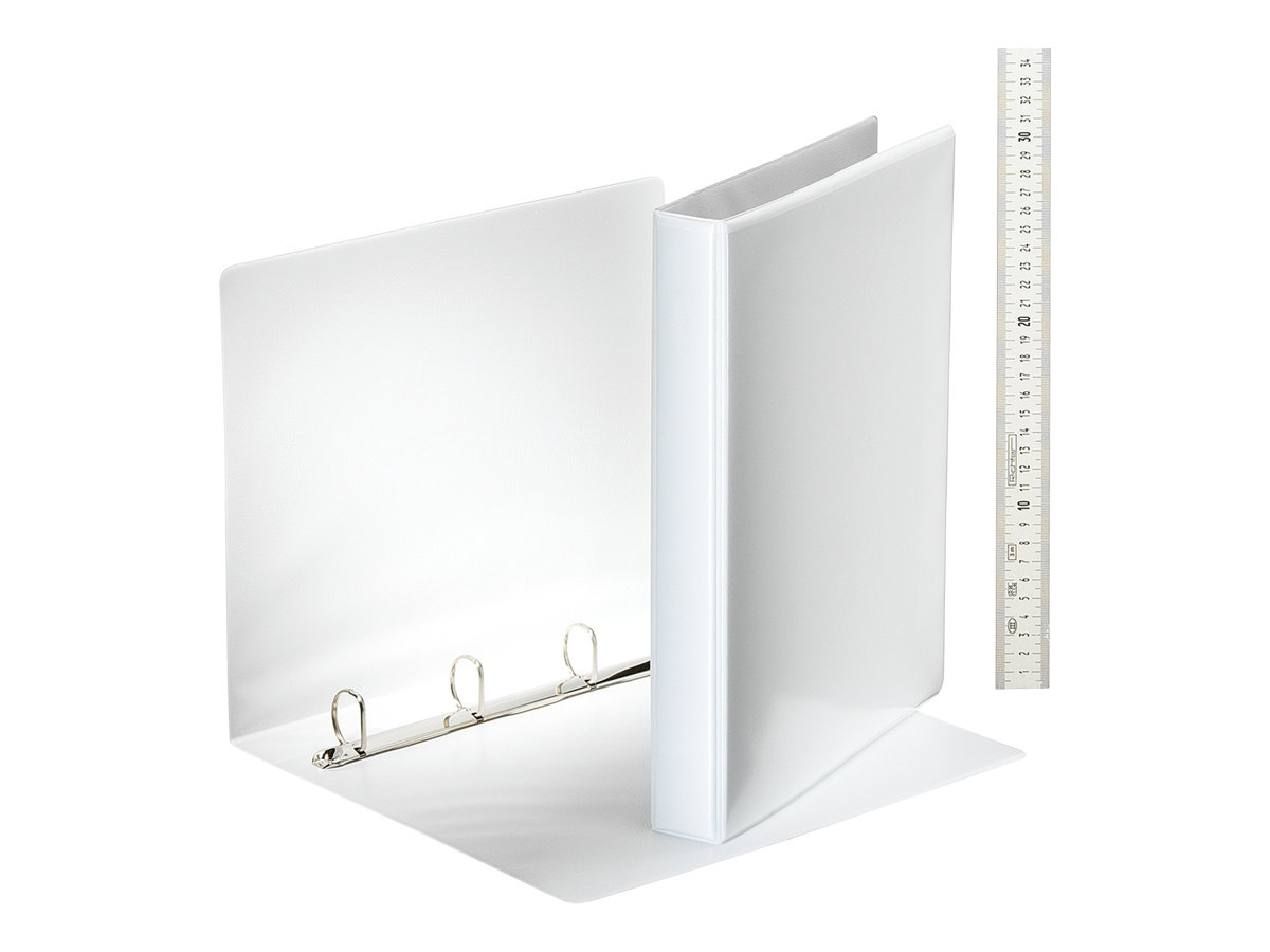 10 Esselte PrÃ¤sentationsringbÃ¼cher 4-Ringe weiÃ 4,4 cm DIN A4