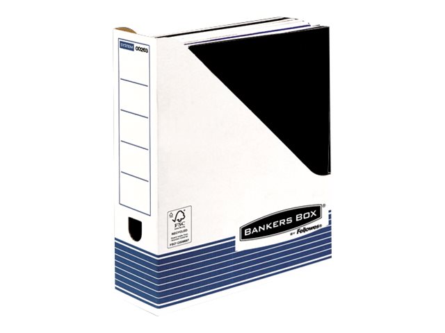 10 Bankers Box Archiv-Stehsammler Bankers Box weiÃ/blau