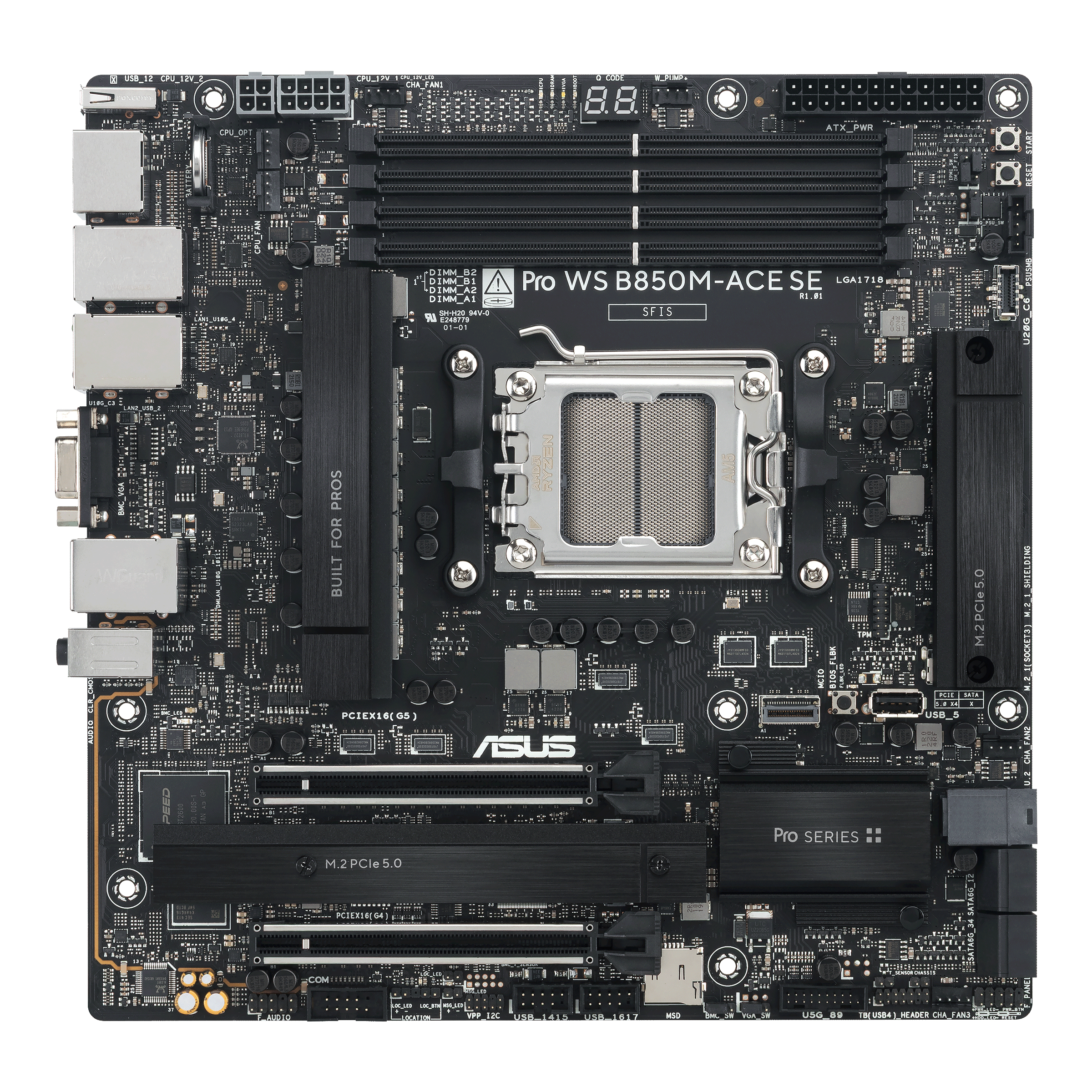 ASUS PRO WS B850M-ACE SE AM5 DDR5 micro ATX