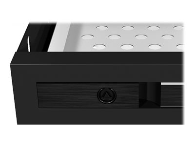 ICY BOX IB-2217StS SATA Wechselrahmen fuer 6,3cm 2.5Z HDDs SSDs in 3.5Z Schacht Hot-Easy-Swap Aluminium Schloss  schwarz