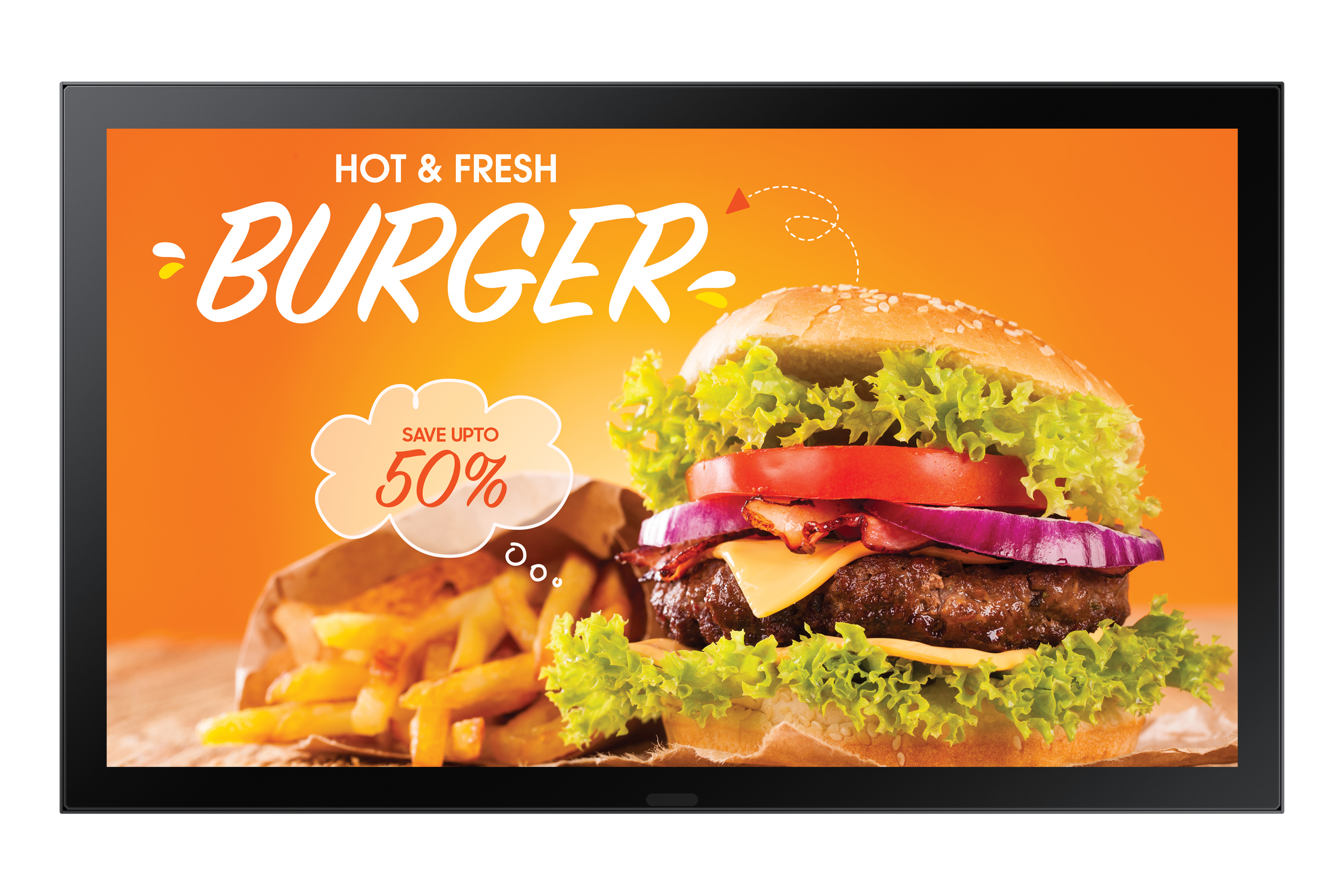 61cm24 1920x1080 Samsung LH24OHBEBGBXEN 169 FHD IPS Outdoor 14ms 247 USB HDMI LAN 24Haze Tizen Black