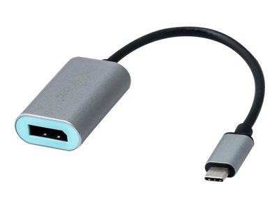 I-TEC USB C auf Display Port Metal Adapter 1x DP 4K 60Hz Ultra HD kompatibel mit Thunderbolt 3 I-TEC USB C auf Display Port Metal Adapter 1x DP 4K 60Hz Ultra HD kompatibel mit Thunderbolt 3