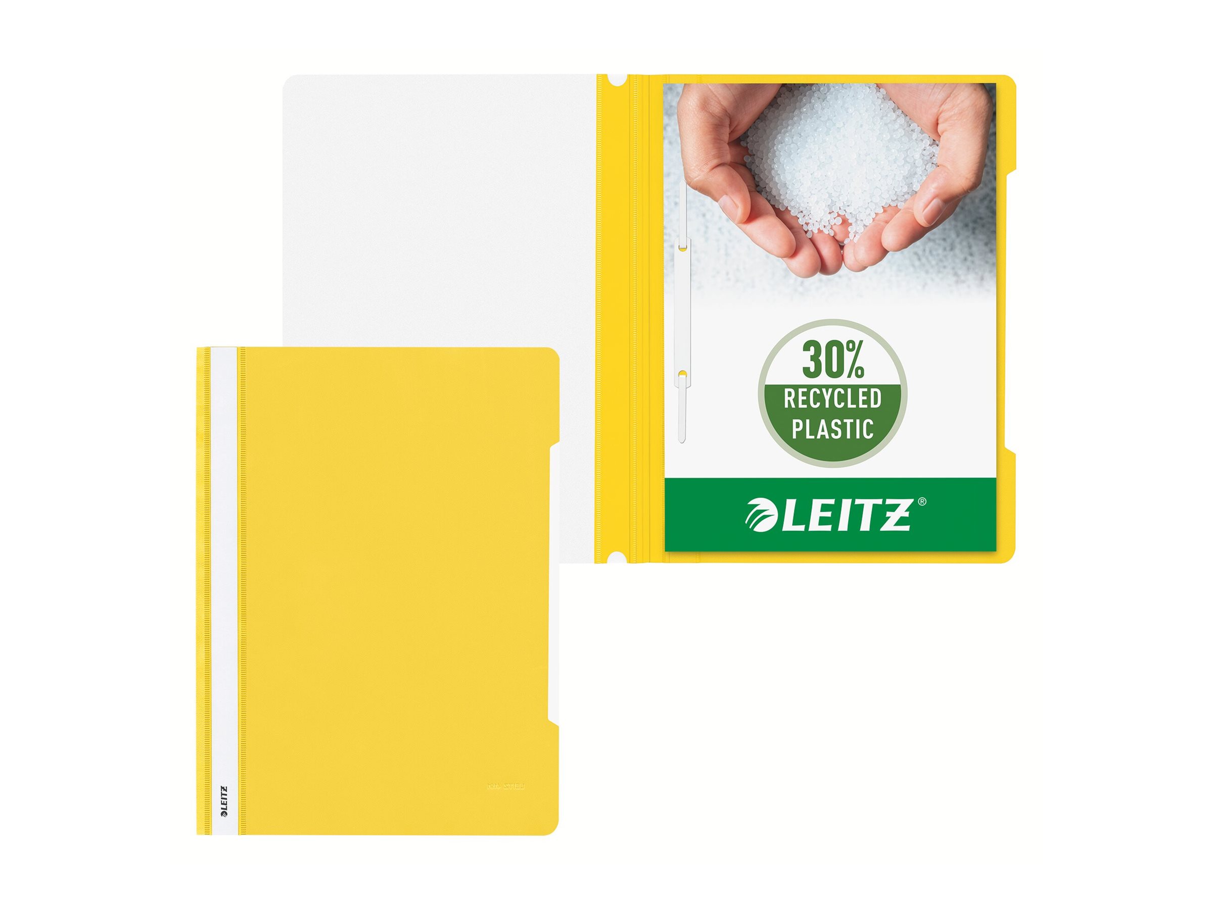LEITZ Schnellhefter 4191 Kunststoff gelb DIN A4