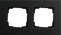Gira Rahmen 0212126 2fach Esprit Aluminium schwarz Gira Rahmen 0212126 2fach Esprit Aluminium schwarz