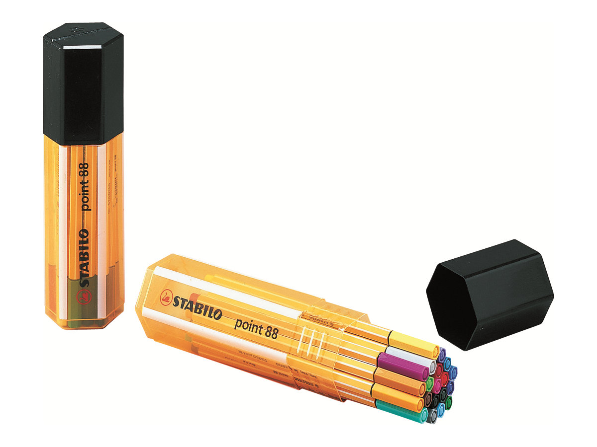 STABILO point 88 Big point Fineliner-Set farbsortiert 0,4 mm, 20 St.