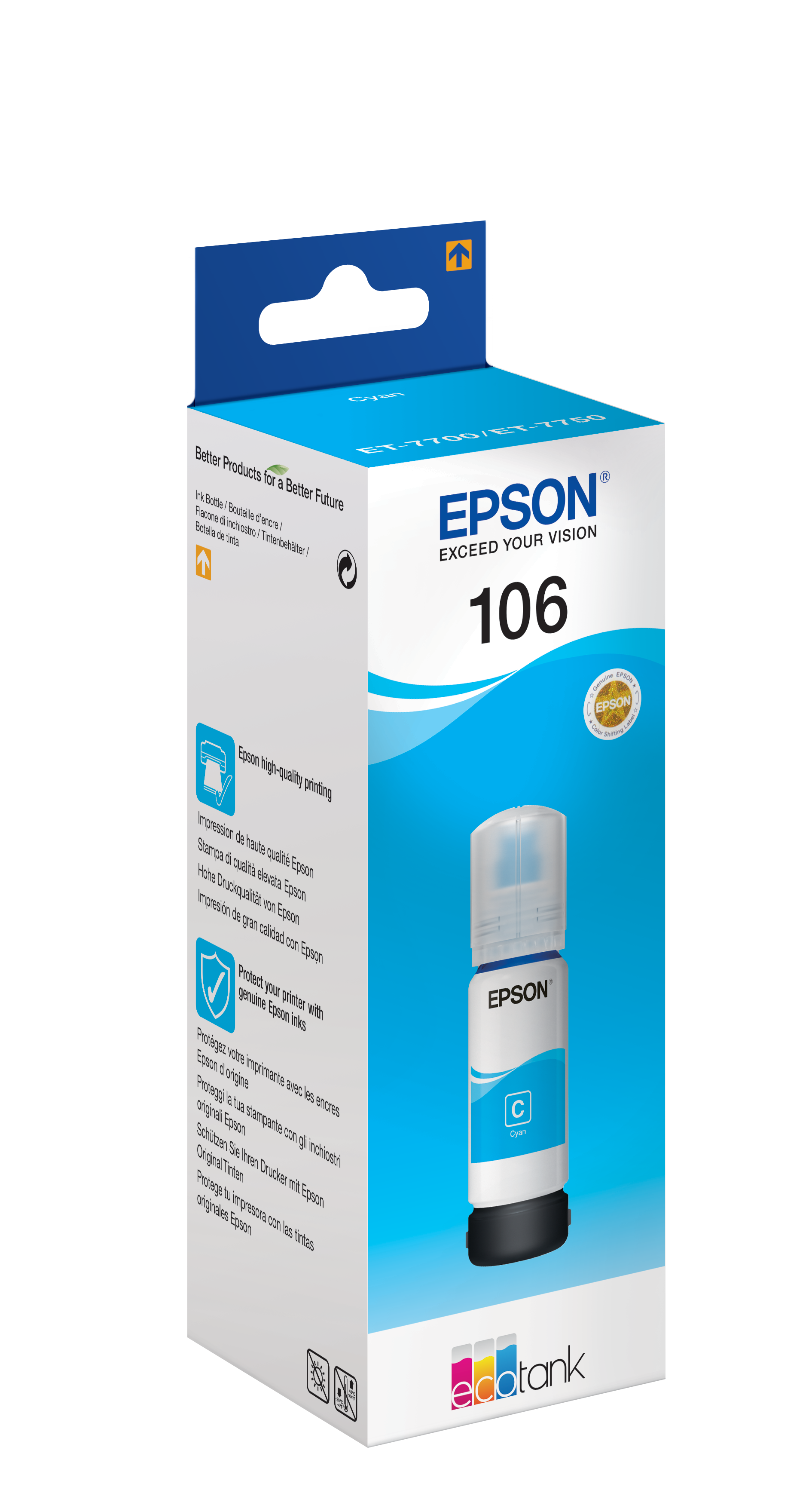 C13T00R240 EPSON ET106 EcoTank Tinte