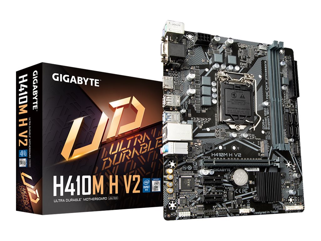 GIGABYTE H410M H V2 LGA 1200 DDR4 1xM.2 4xSATA mATX MB