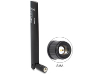 Delock Antenne LTE SMA -0,8 ~ 3,0 dBi omnidirektional Delock Antenne LTE SMA -0,8 ~ 3,0 dBi omnidirektional