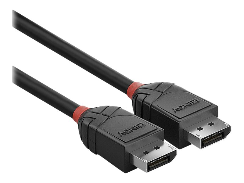 LINDY 1m DisplayPort 1.2 Kabel Black Line