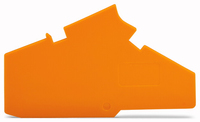 Wago Abschluss-/Trennplatte 282-385 orange