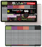 STABILO ARTY PASTEL Filzstifte farbsortiert, 30 St. STABILO ARTY PASTEL Filzstifte farbsortiert, 30 St.