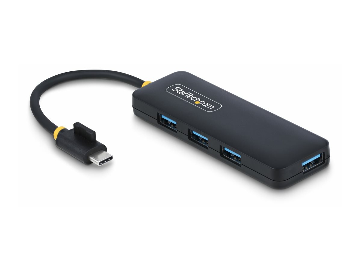 STARTECH.COM 4-Port USB-C Hub USB-C zu 4x USB-A Busbetrieben Mini Hub Multi-Port USB 3.0 Splitter Desktop USB Hub