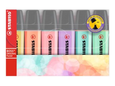 STABILO BOSS ORIGINAL Textmarker farbsortiert, 6 St. STABILO BOSS ORIGINAL Textmarker farbsortiert, 6 St.