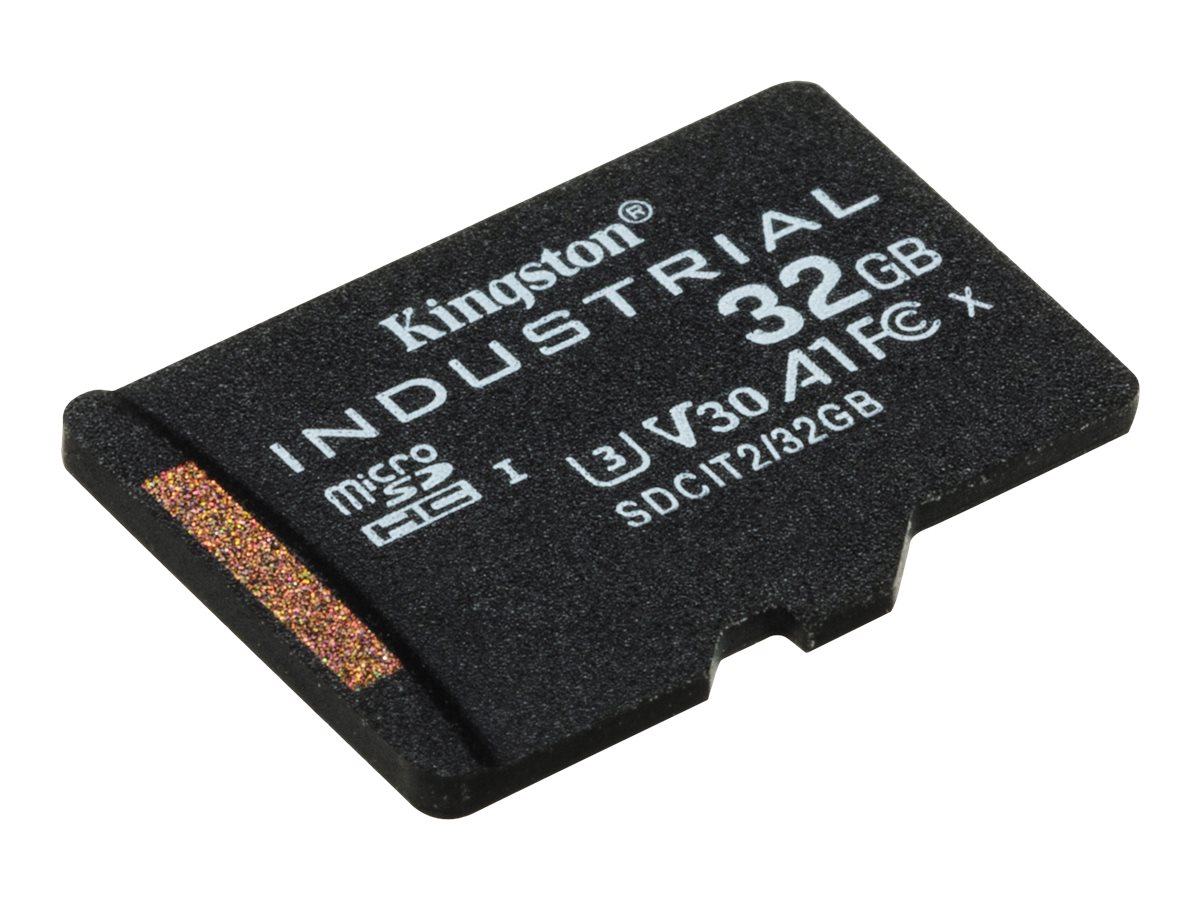 KINGSTON 32GB microSDHC Industrial C10 A1 pSLC Card Single Pack w/o Adapter