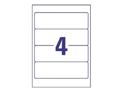 120 AVERY Zweckform Ordneretiketten L6061-25 weiss